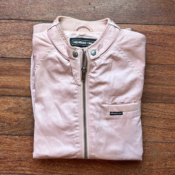 Light Pink Bomber Jacket - Picture 1 of 6